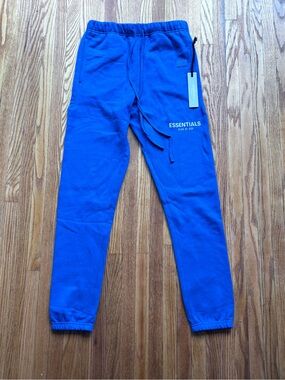 NWT ESSENTIALS Fear of God Blue Jogger Sweatpants